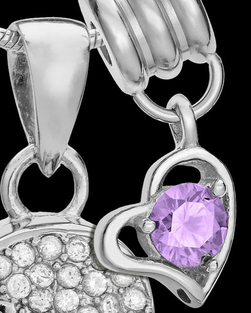 Sterling Silver June Soaring Spirit Cremation Urn Pendant