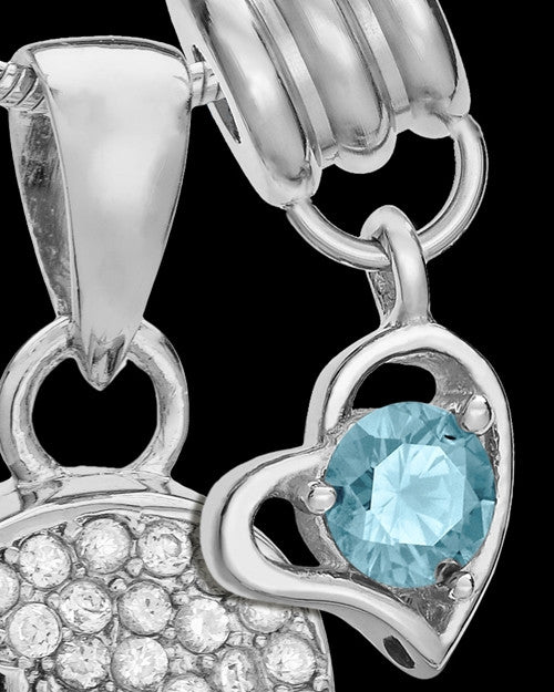 Sterling Silver March Soaring Spirit Cremation Urn Pendant