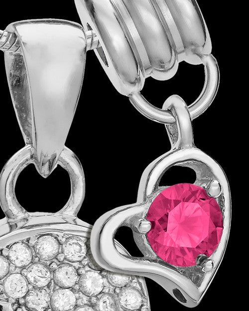 Sterling Silver October Soaring Spirit Cremation Urn Pendant