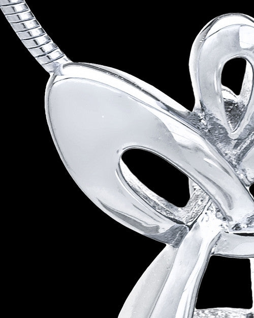 Sterling Silver Messenger of Love Cremation Urn Pendant