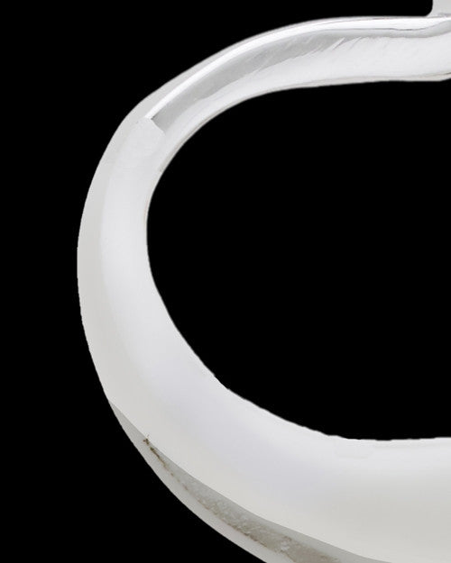 Silver Plated Open Heart Cremation Urn Pendant