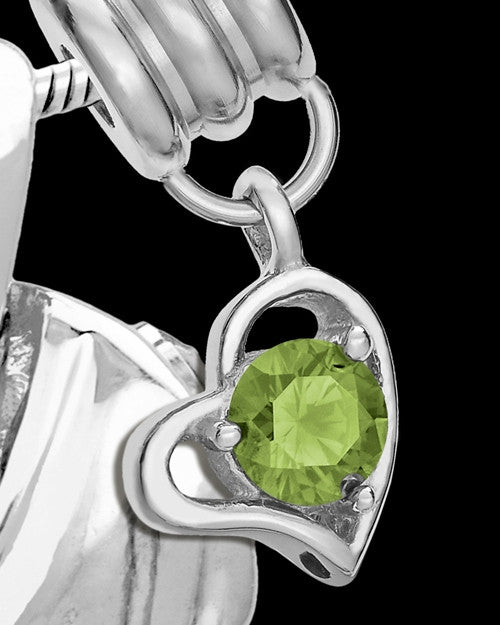 Sterling Silver Grace Cremation Urn Pendant - August