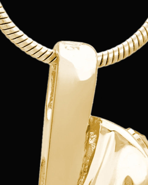 Grace Cremation Urn Pendant Gold Plated