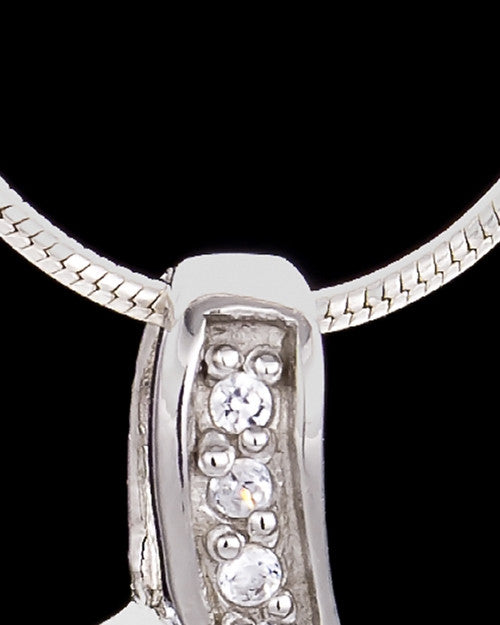 Silver Plated Legacy Cremation Urn Pendant