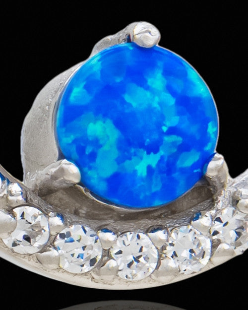 Silver Plated Obedient Round Cremation Urn Pendant