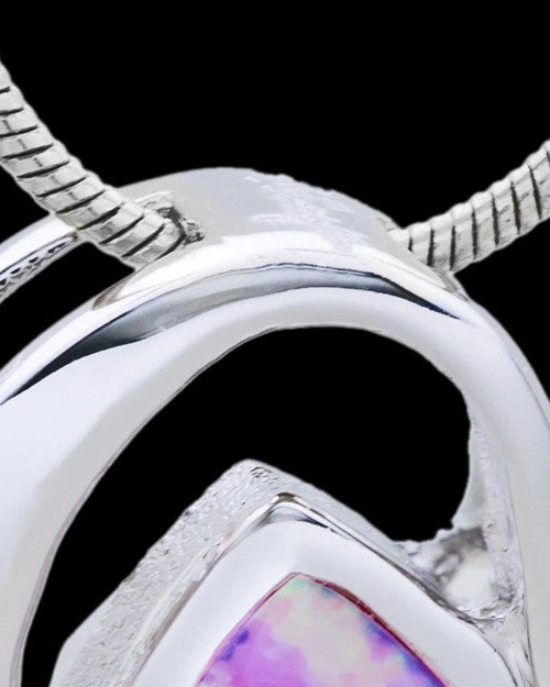 Silver Plated Essential Cremation Urn Pendant