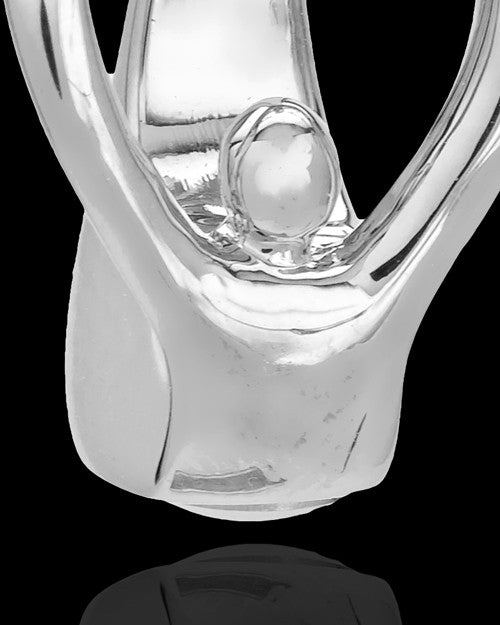 Sterling Silver Parental Love Cremation Urn Pendant