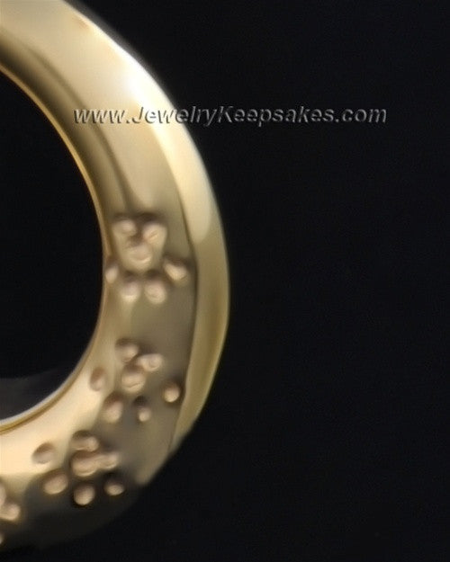 Gold Plated Playful Round Pendant