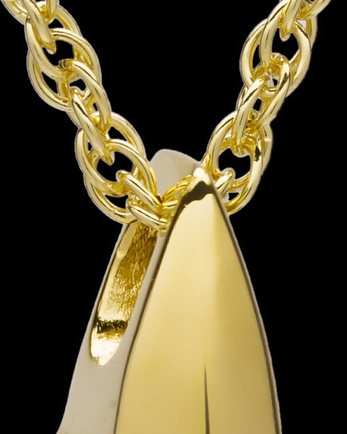 Gold Plated Fancy Cross Urn Pendant