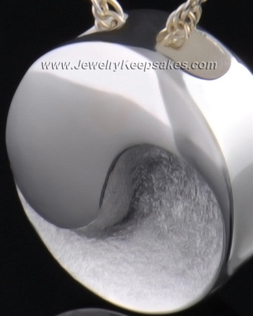 Sterling Silver Paired Round Urn Pendant