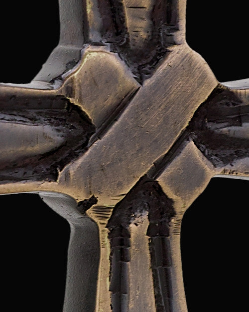 Brass Hallmark Cross Cremation Pendant