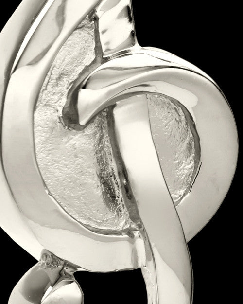 14k White Gold Music to My Heart Cremation Necklace
