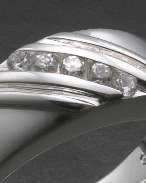 Ladies Silver Tender Cremation Ring