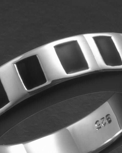 Men's Silver Efficient Cremation Ring
