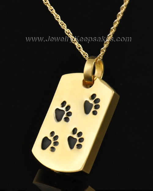 Gold Plated Taking a Stroll Keepsake