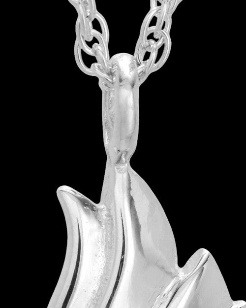 Sterling Silver Flight of Love Urn Keepsake