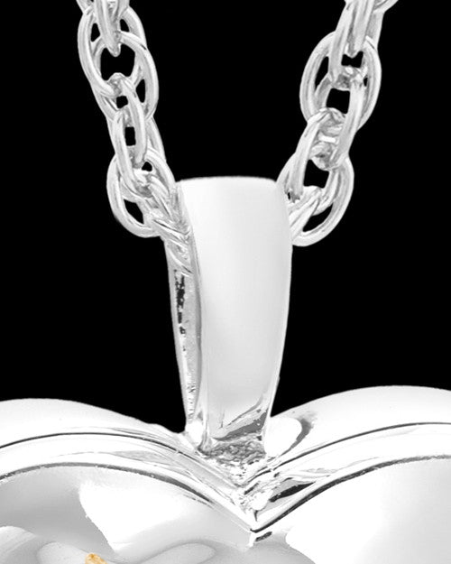 Sterling Silver Blossom of Love Urn Keepsake-Locket