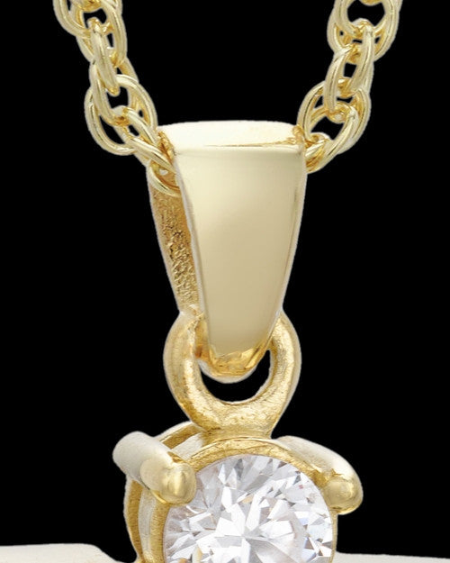 Gold Plated Lavender Lovely Messenger Urn Keepsake