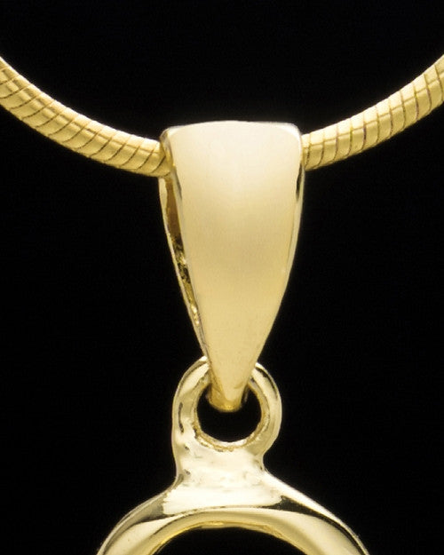 Gold Plated "B" Keepsake Jewelry