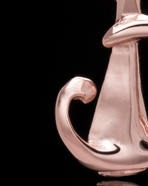 Rose Gold Plated "B" Keepsake Jewelry