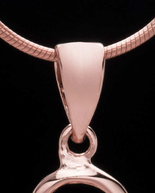 Rose Gold Plated "B" Keepsake Jewelry