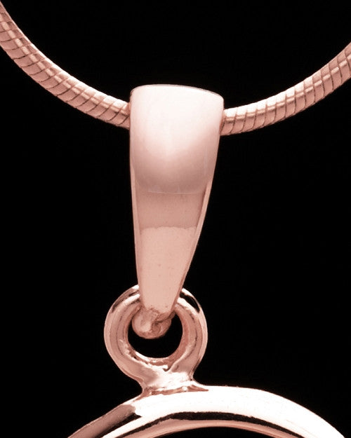 Rose Gold Plated "D" Keepsake Jewelry