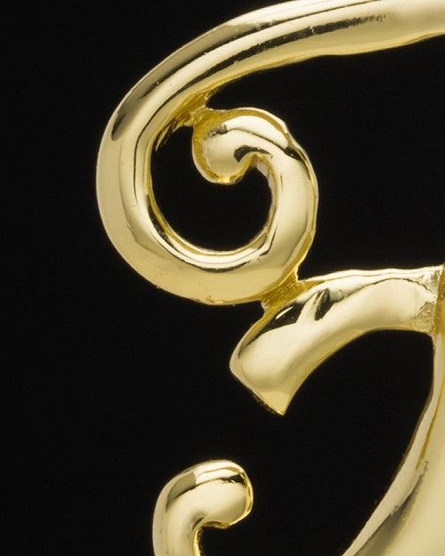 Gold Plated "F" Keepsake Jewelry