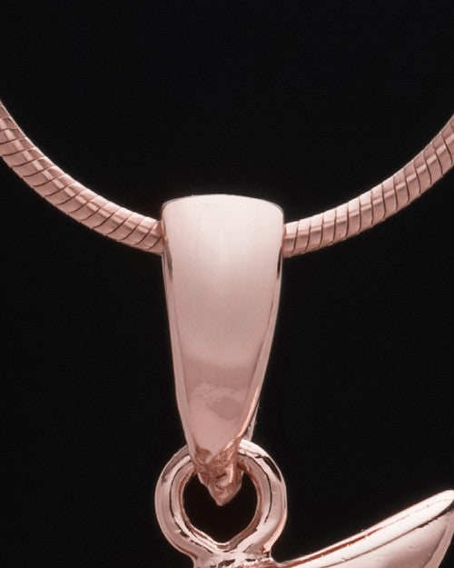 Rose Gold Plated "F" Keepsake Jewelry