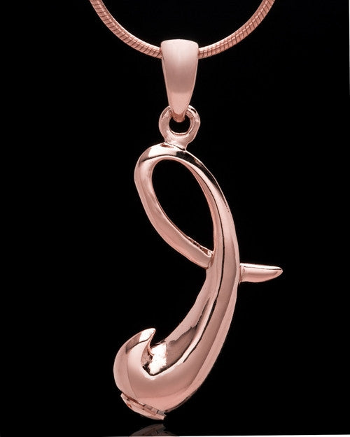 Rose Gold Plated "I" Keepsake Jewelry