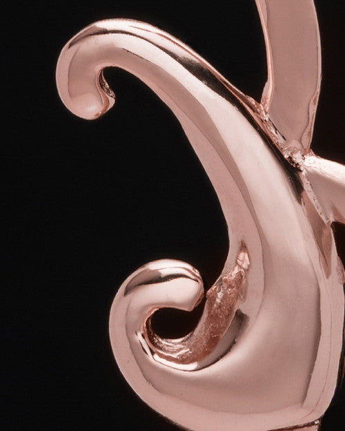 Rose Gold Plated "K" Keepsake Jewelry