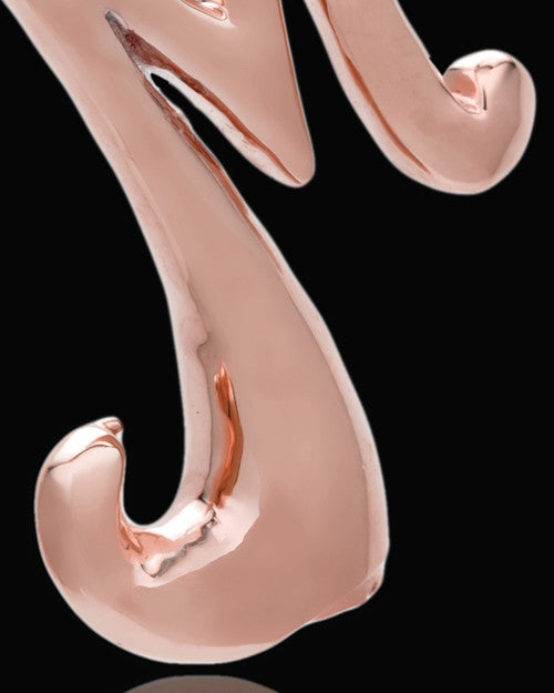 Rose Gold Plated "M" Keepsake Jewelry