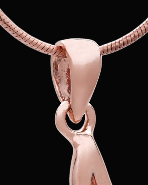 Rose Gold Plated "M" Keepsake Jewelry