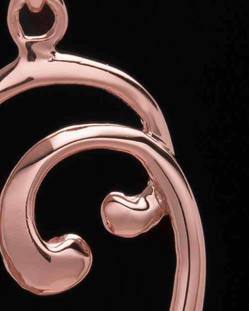 Rose Gold Plated "O" Keepsake Jewelry