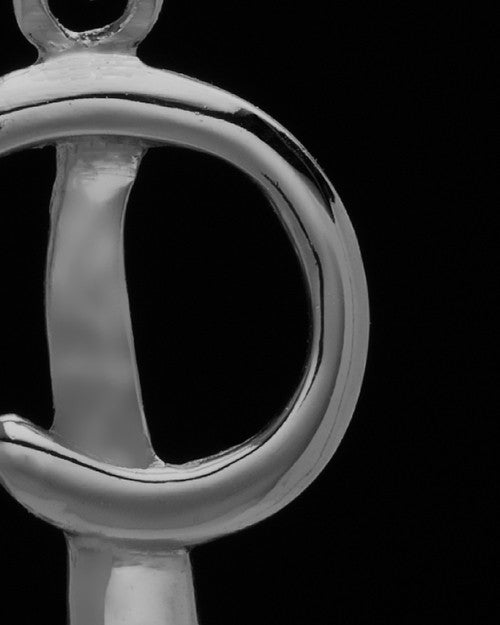 Black Plated "P" Keepsake Jewelry
