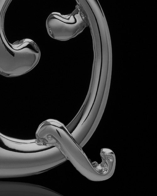 Black Plated "Q" Keepsake Jewelry