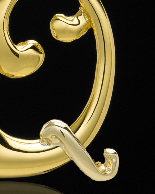 Gold Plated "Q" Keepsake Jewelry