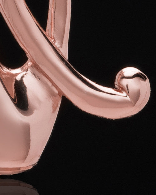 Rose Gold Plated "U" Keepsake Jewelry