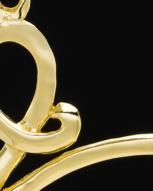 Gold Plated "V" Keepsake Jewelry