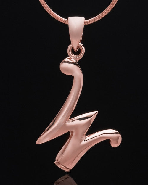 Rose Gold Plated "W" Keepsake Jewelry