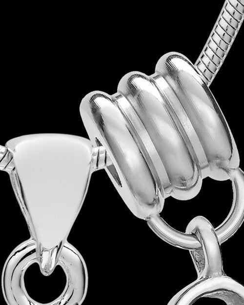Sterling Silver Gentle Heart February Urn Pendant