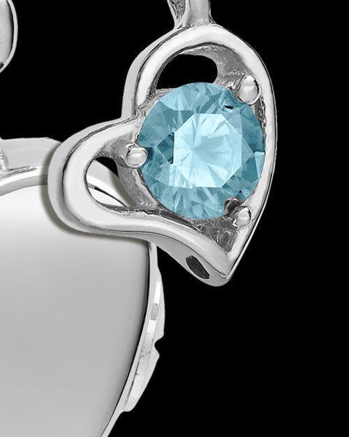 Sterling Silver Gentle Heart March Urn Pendant