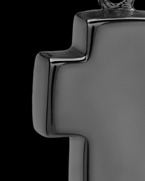 Black Plated Blessed Cross Keepsake Jewelry