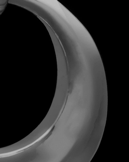 Black Plated Endless Round Keepsake Jewelry