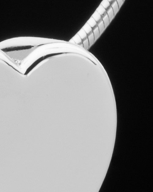 Sterling Silver Natural Heart Keepsake Jewelry