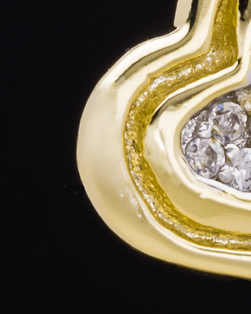 Gold Plated Heart Trio Keepsake Jewelry