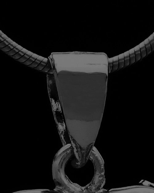 Black Plated Crowned Heart Keepsake Jewelry