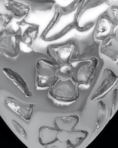 Sterling Silver Spooled Heart Keepsake Jewelry