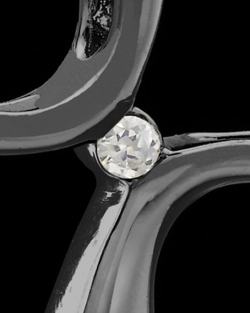 Black Plated Eclectic Cross Keepsake Jewelry