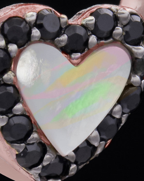 Rose Gold Plated Heart Duo Keepsake Jewelry