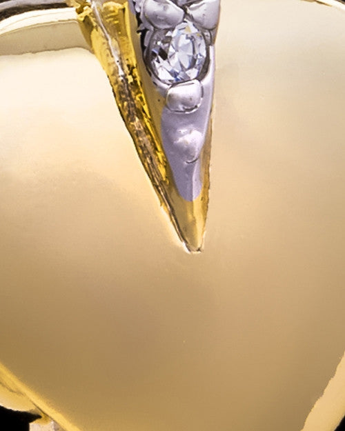 Gold Plated Weeping Heart Keepsake Jewelry
